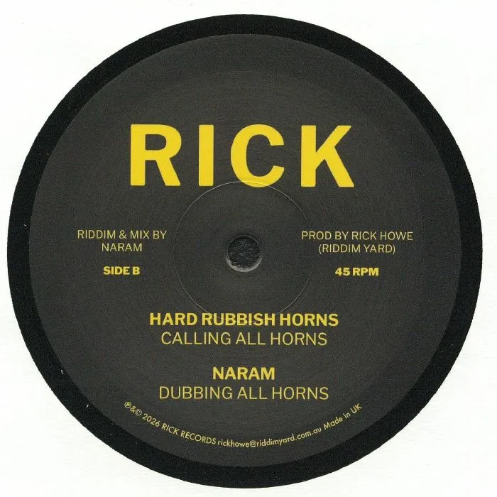 Back cover — Freddie McGREGOR / NARAM — Calling Mr Speaker