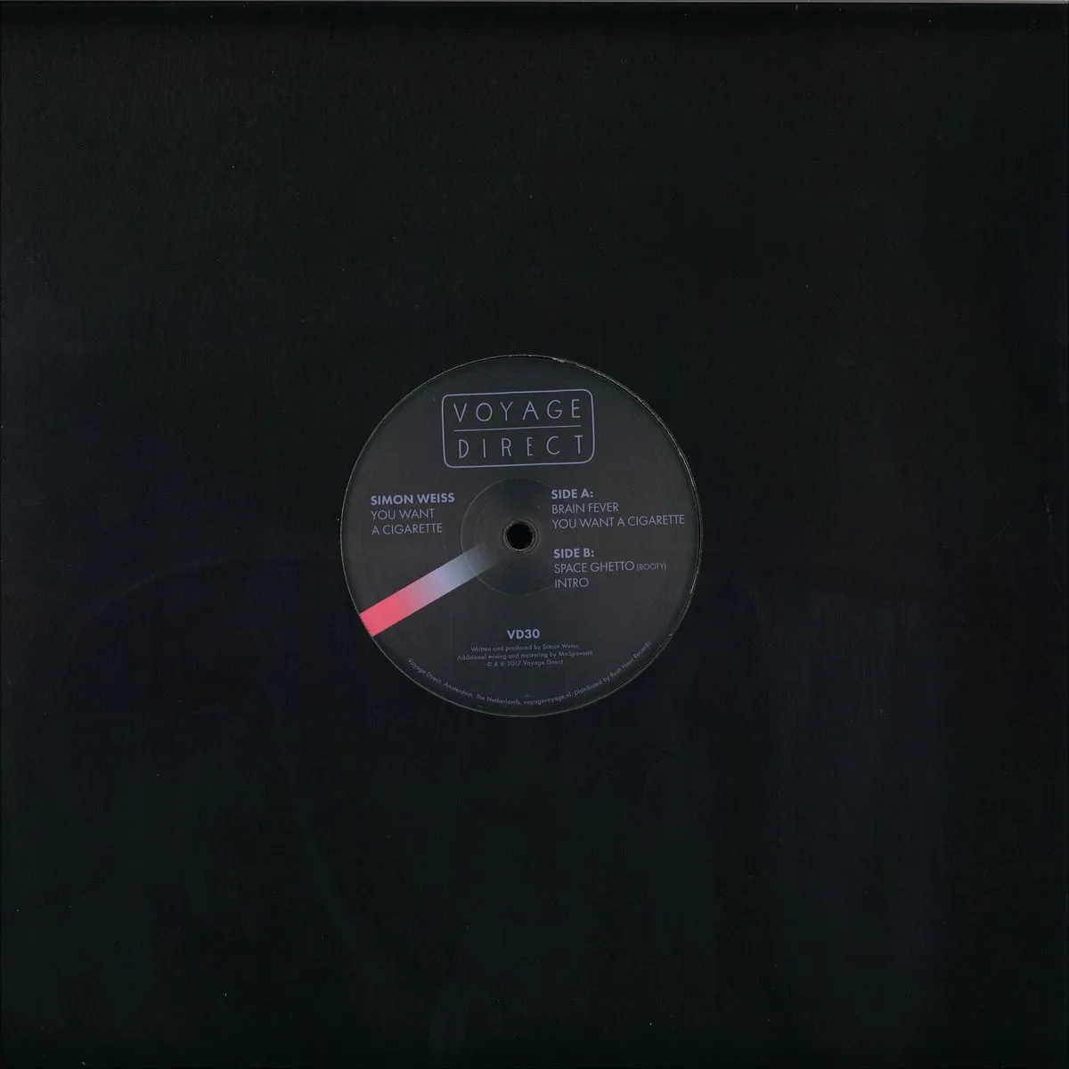Back cover — Simon Weiss — Brain Fever Ep