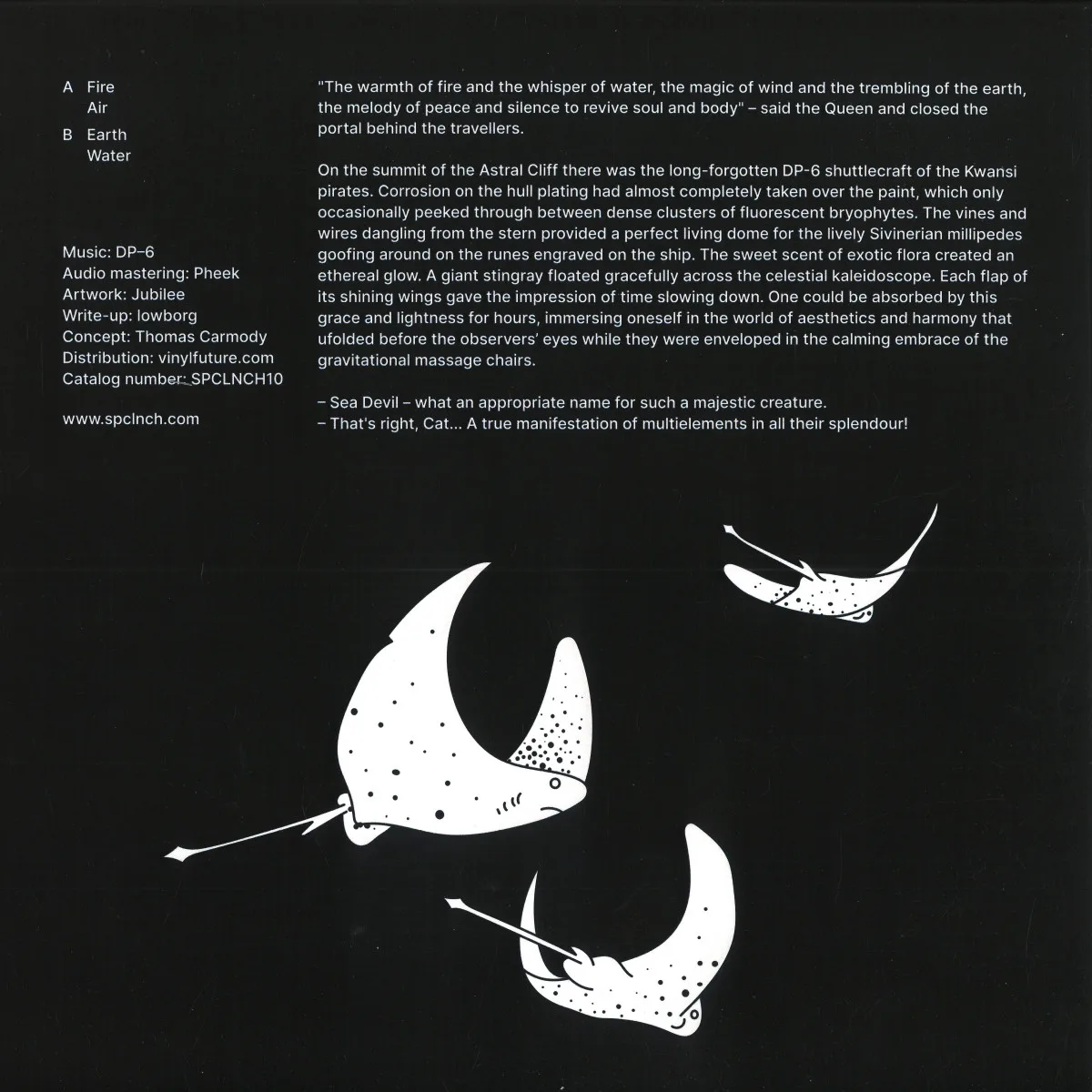 Back cover — DP-6 — The Four Elements