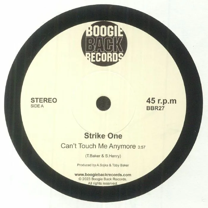Front cover — STRIKE ONE — Can't Touch Me Anymore