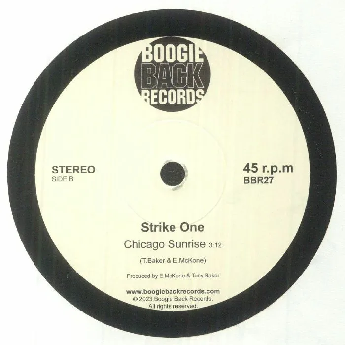 Back cover — STRIKE ONE — Can't Touch Me Anymore