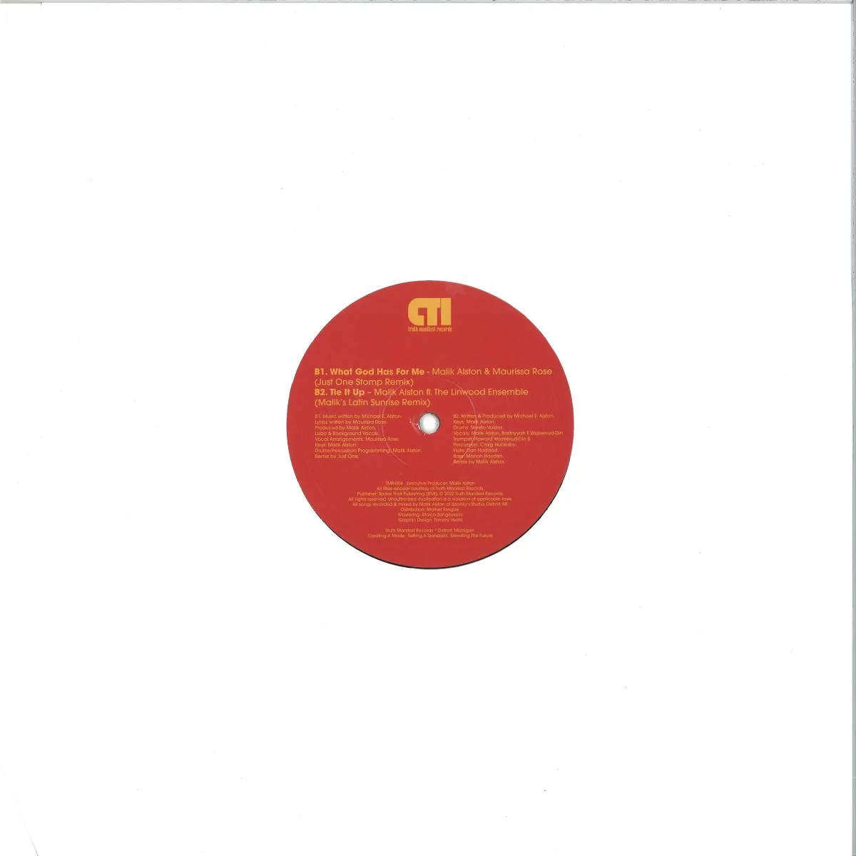 Back cover — Malik Alston — Outside Of The Box EP
