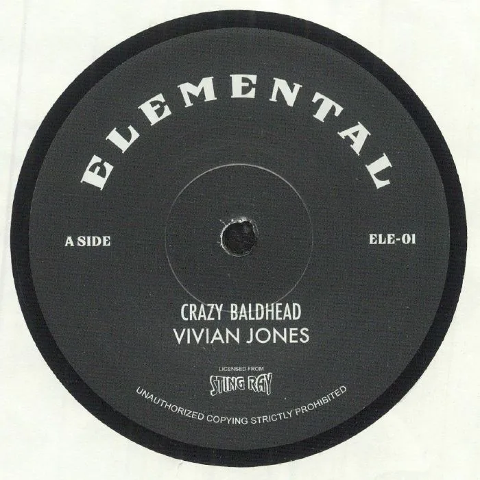 Vivian JONES / STINGRAY ALL STARS — Crazy Baldhead