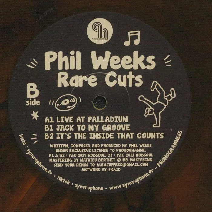 Обратная сторона обложки — Phil WEEKS — Rare Cuts