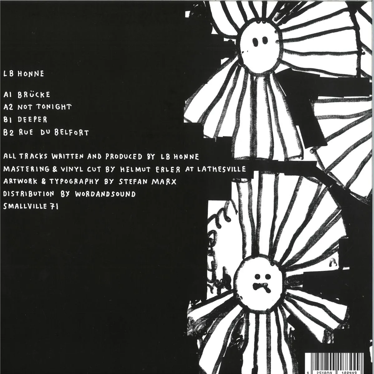 Back cover — Lb Honne — Bruecke