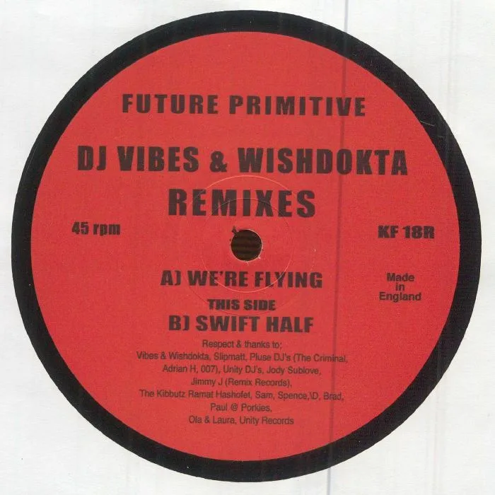 Back cover — FUTURE PRIMITIVE — DJ Vibes & Wishdokta Remixes