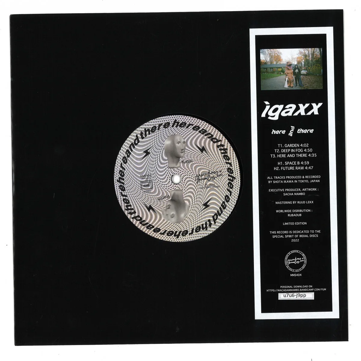 Front cover — Igaxx — Here And There