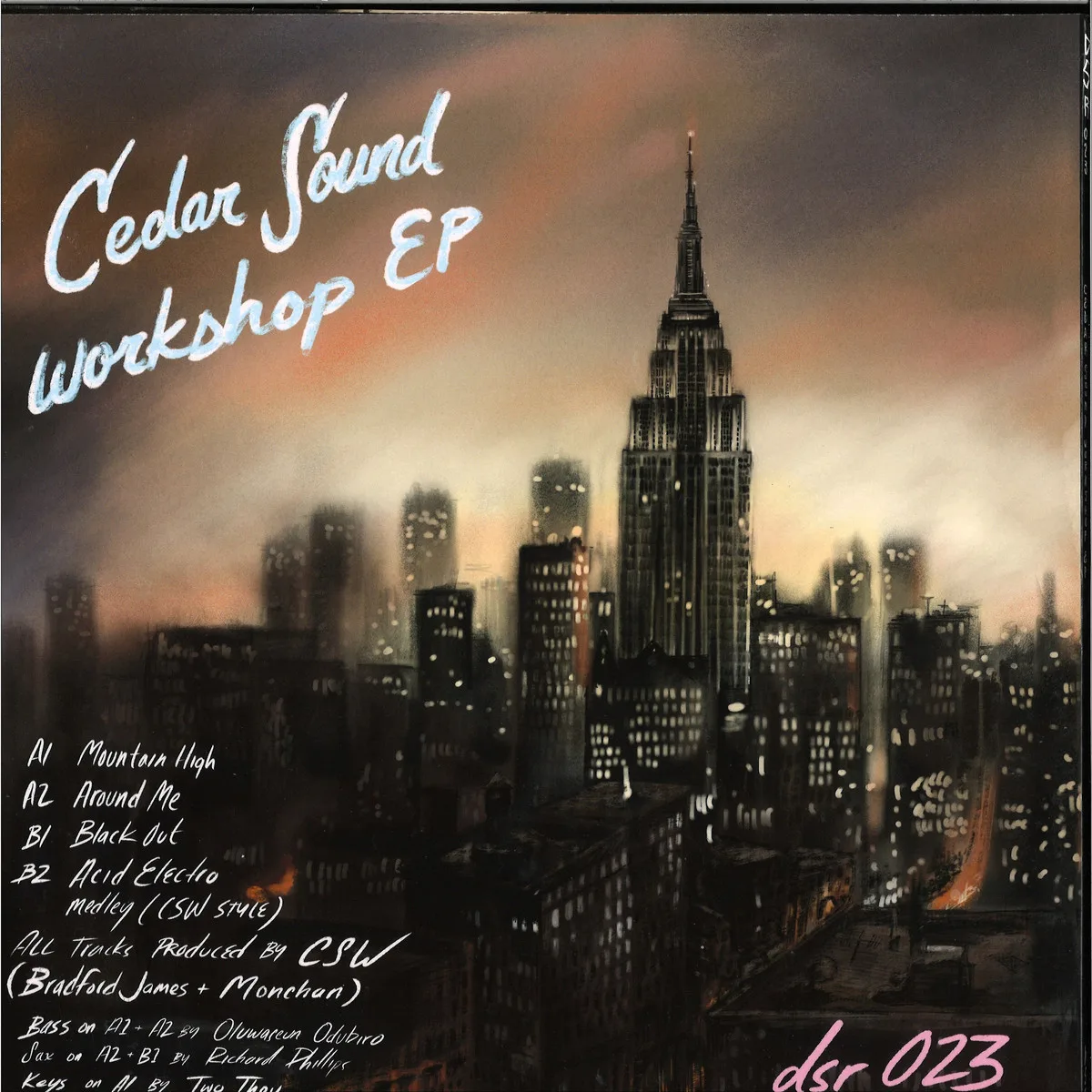 Обратная сторона обложки — Cedar Sound — Workshop Ep