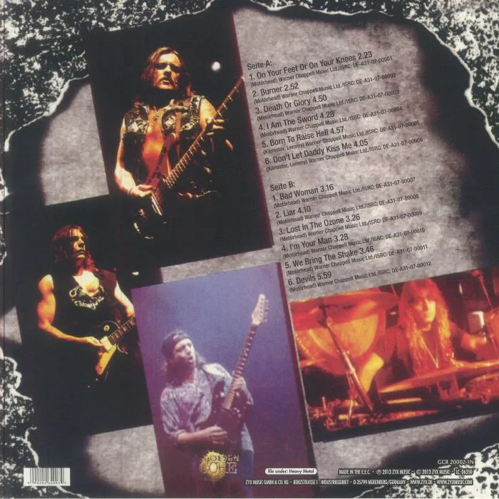 Back cover — MOTORHEAD — Bastards (reissue)
