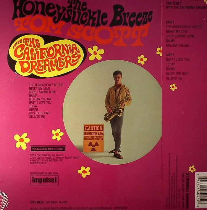 Обратная сторона обложки — Tom SCOTT — The Honeysuckle Breeze (reissue)
