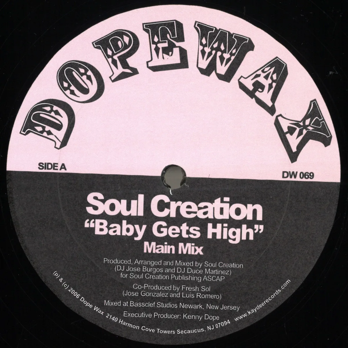 Front cover — Soul Creation — Baby Gets High