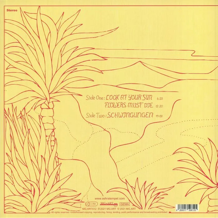 Back cover — ASH RA TEMPEL — Schwingungen (50th Anniversary Edition)