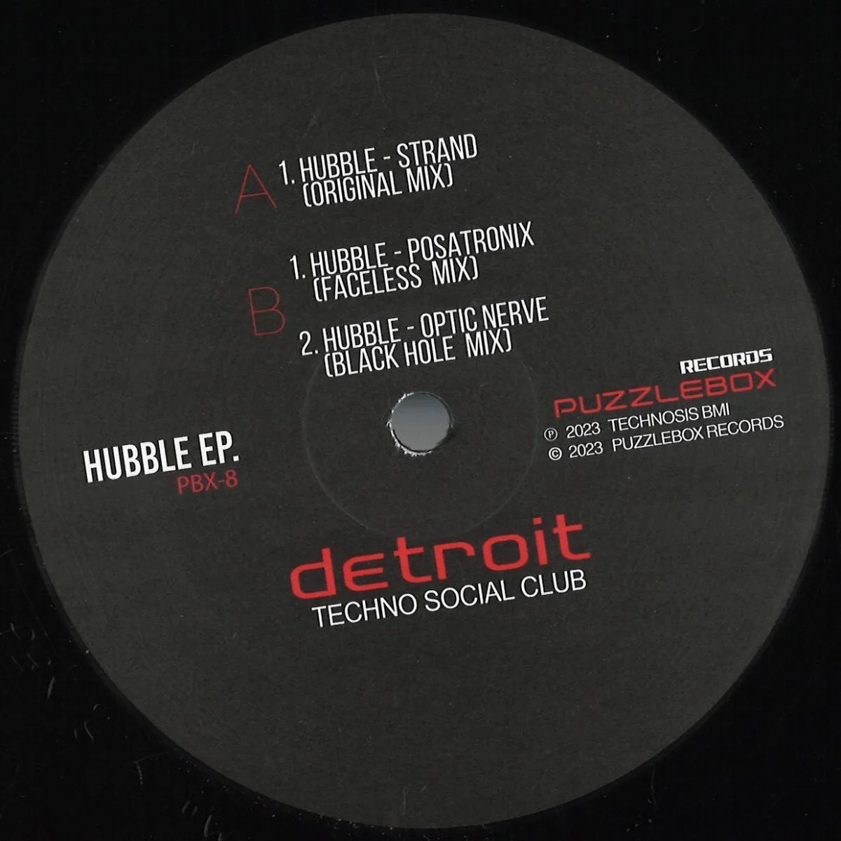 Лицевая сторона обложки — Detroit Social Club — Hubble