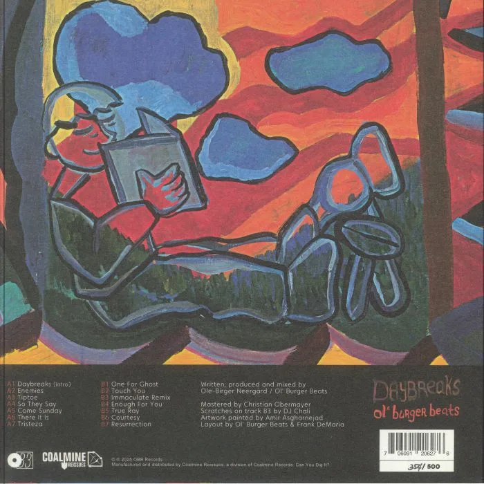 Back cover — OL' BURGER BEATS — Daybreaks (reissue)