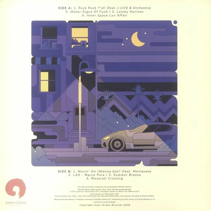 Back cover — MICHELE MANZO — Lonely Horizon