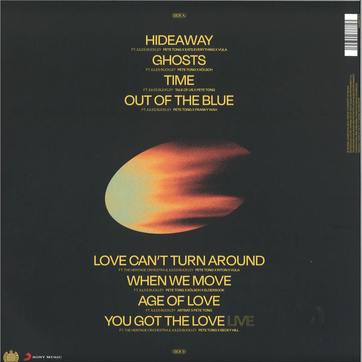 Back cover — Pete Tong — PETE TONG + FRIENDS: IBIZA CLASSICS