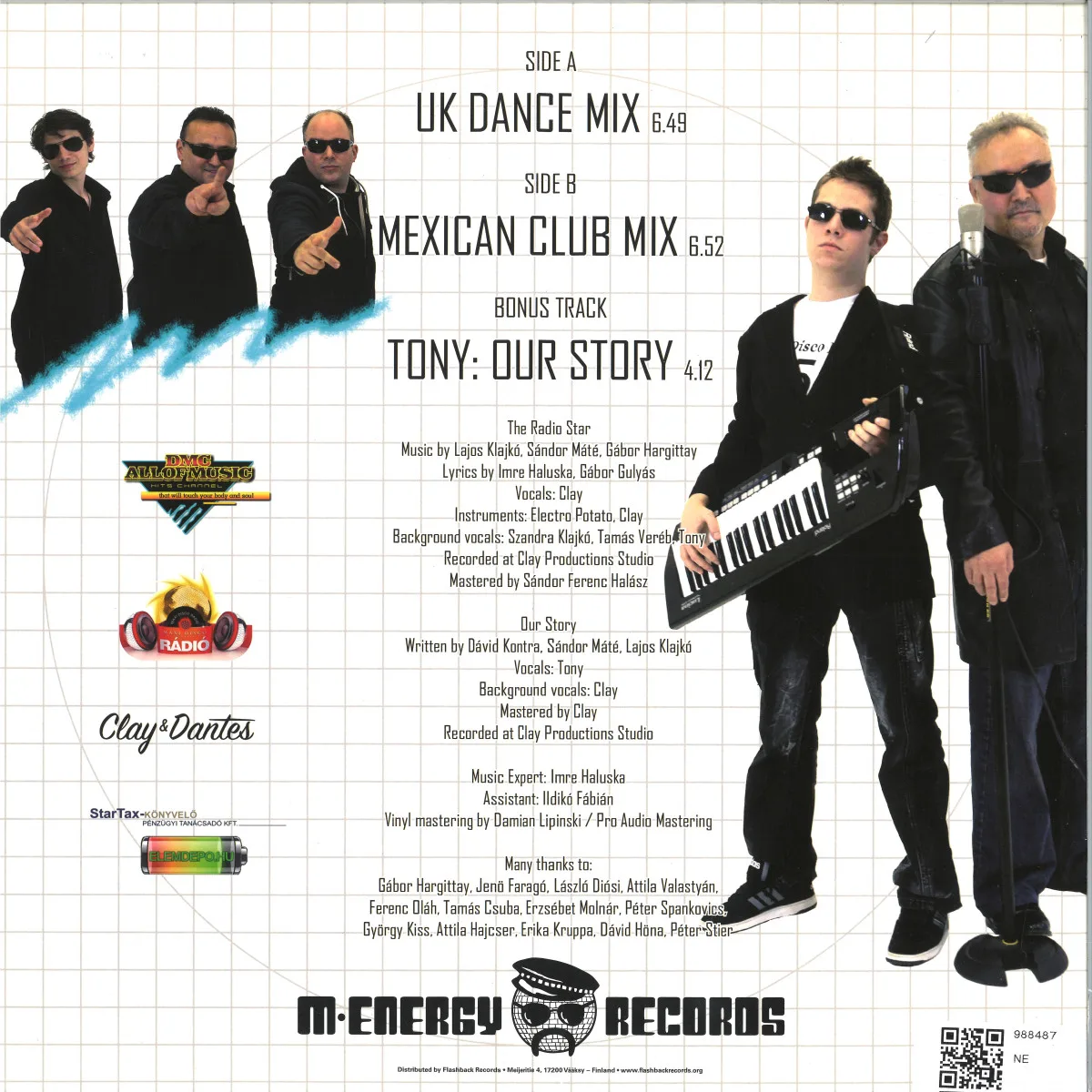 Back cover — Energy Voice — The Radio Star