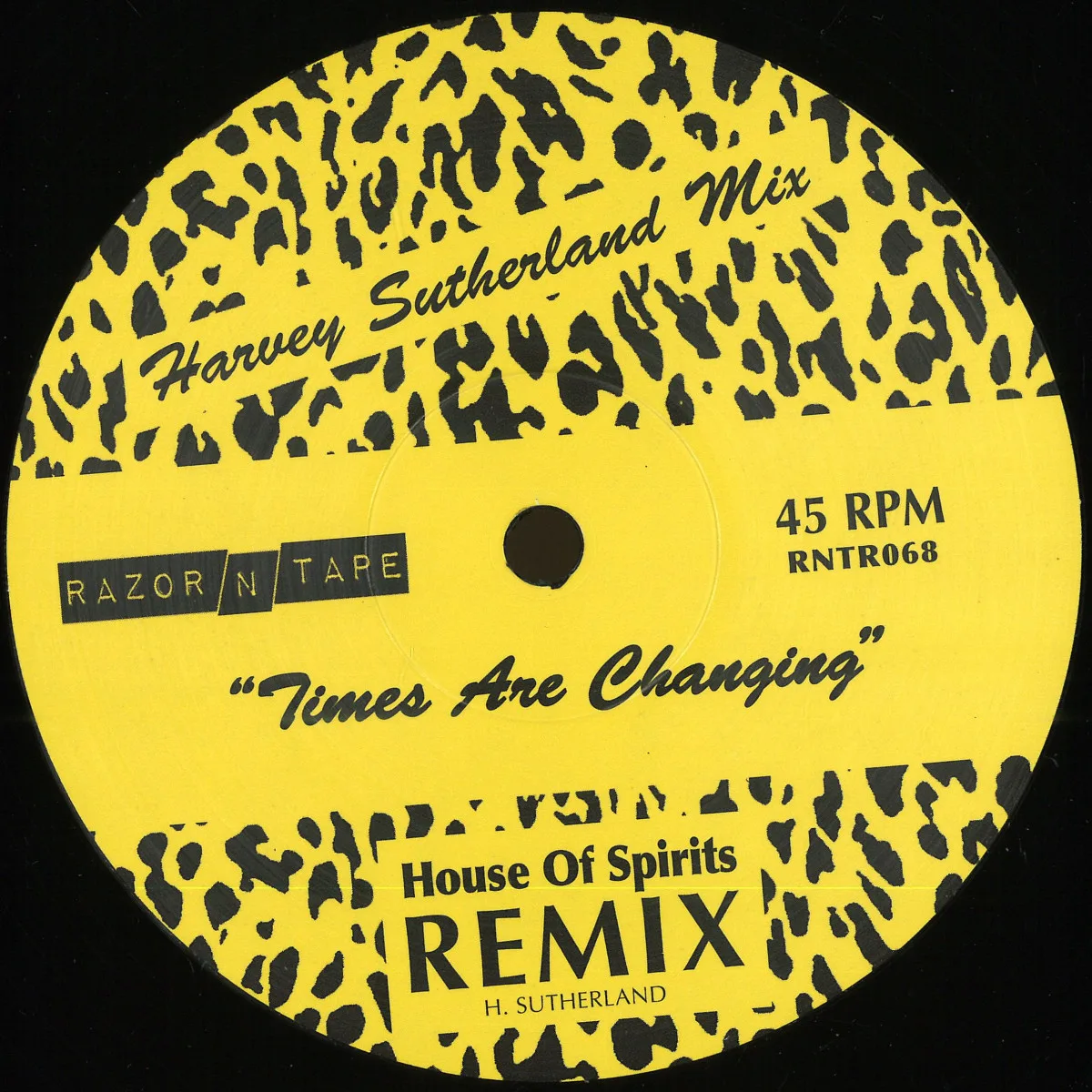 Лицевая сторона обложки — Tom Noblepresents:House Of Spirits — Times Are Changing