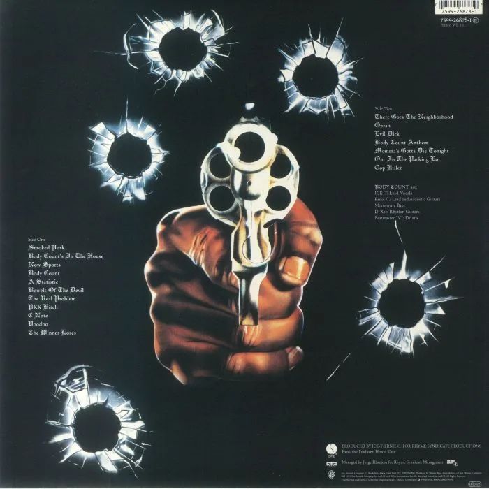 Обратная сторона обложки — BODY COUNT — Body Count (reissue)