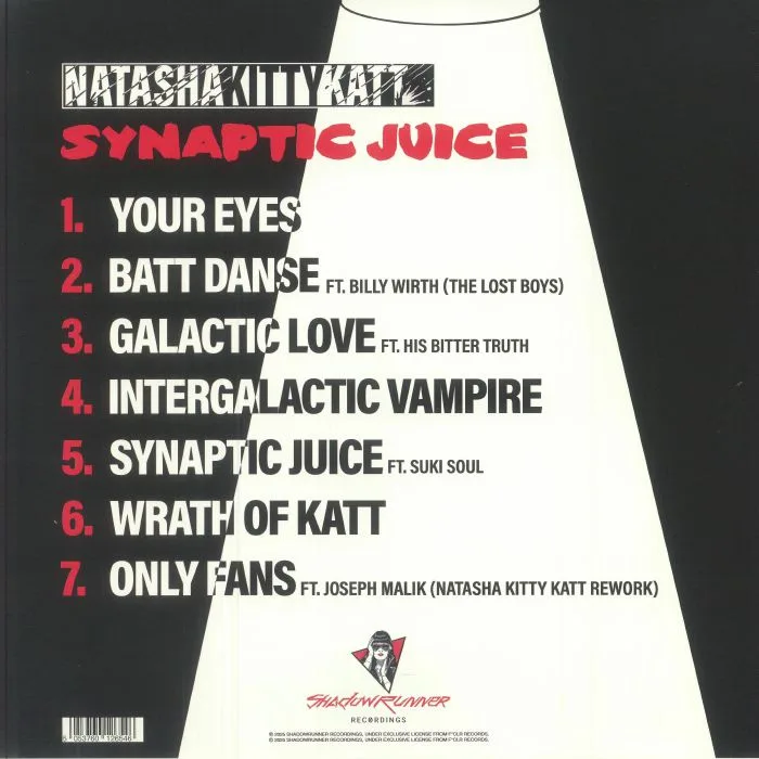 Back cover — NATASHA KITTY KATT — Synaptic Juice