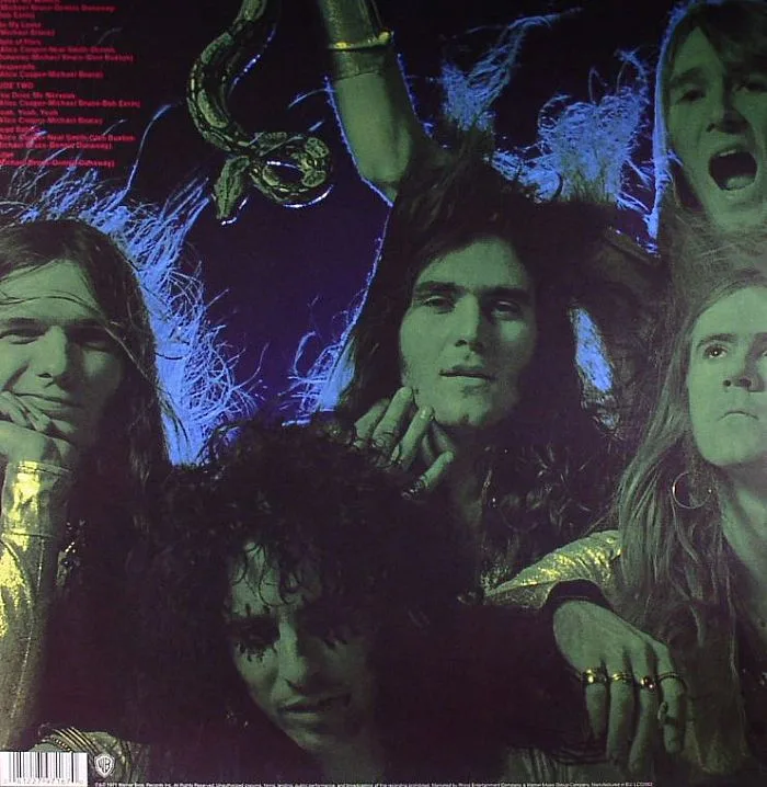 Back cover — Alice COOPER — Killer