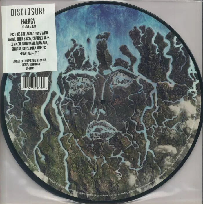 Лицевая сторона обложки — DISCLOSURE — Energy (Record Store Day RSD 2021)