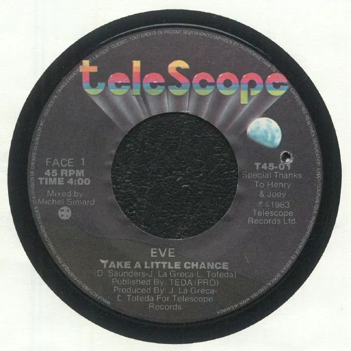 Лицевая сторона обложки — EVE — Take A Little Chance (reissue)