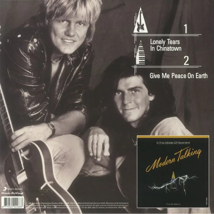 Back cover — MODERN TALKING — Lonely Tears In Chinatown (reissue)