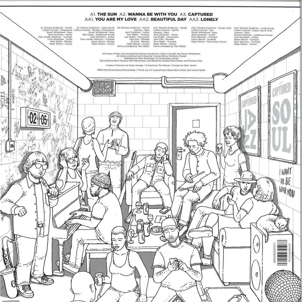 Back cover — Secret Night Gang — SECRET NIGHT GANG LP