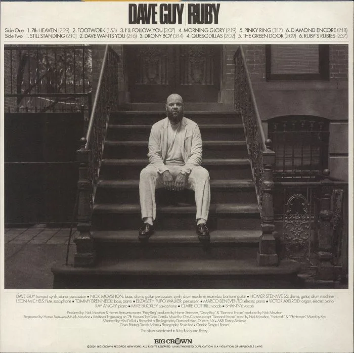 Back cover — Dave GUY — Ruby