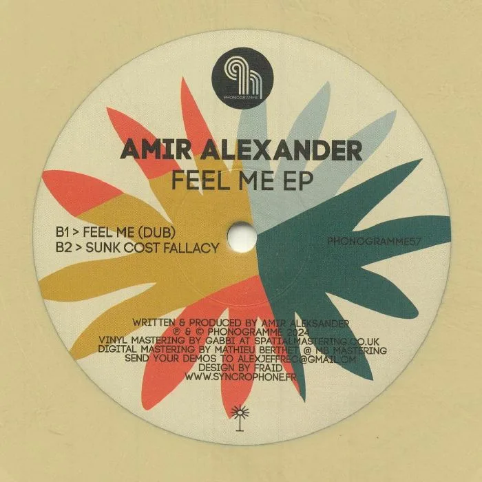 Обратная сторона обложки — Amir ALEXANDER — Feel Me EP