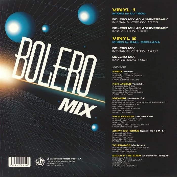Back cover — Various — HOLIDAY MIX 40TH ANNIVERSARY EDITION LP 2x12"