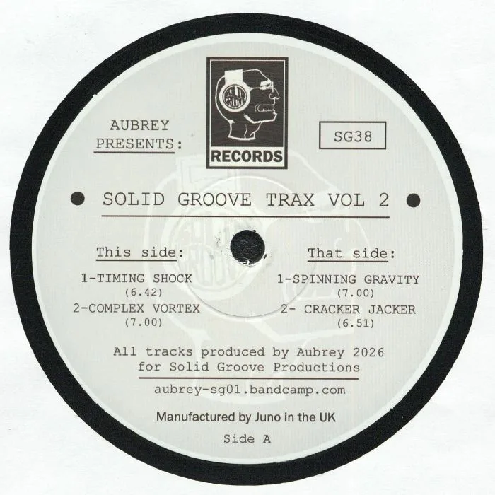 Front cover — AUBREY — Solid Groove Trax Vol 2