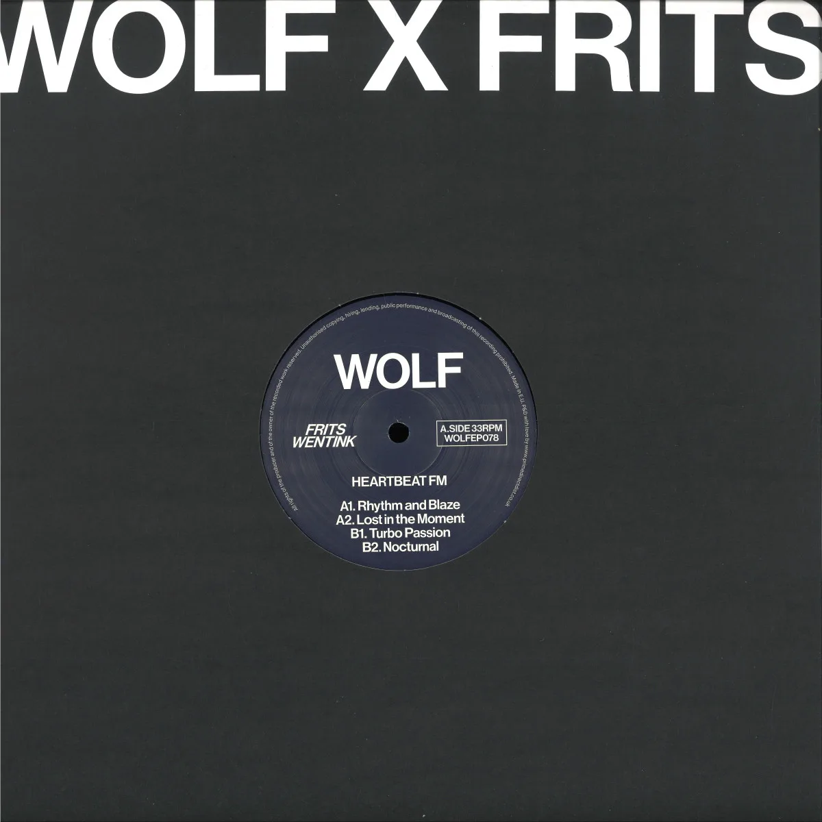 Front cover — Frits Wentink — Heartbeat FM