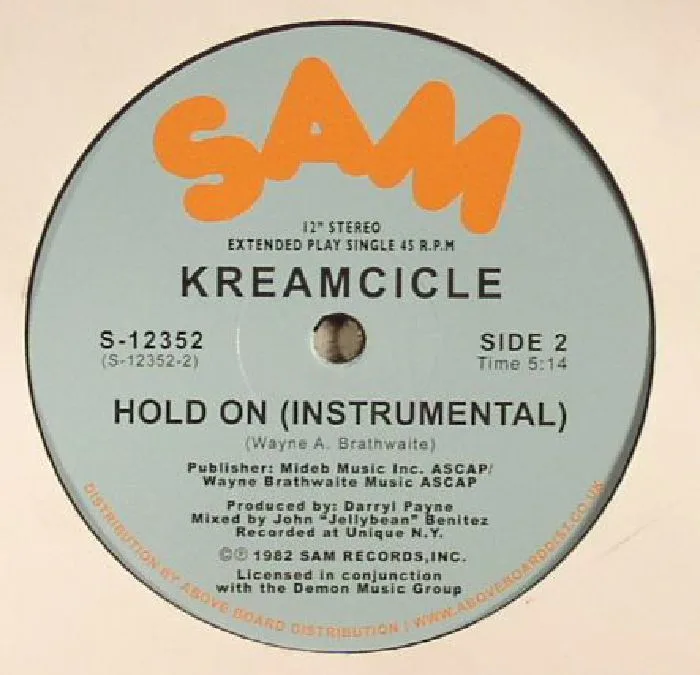 Back cover — KREAMCICLE — Hold On (reissue)