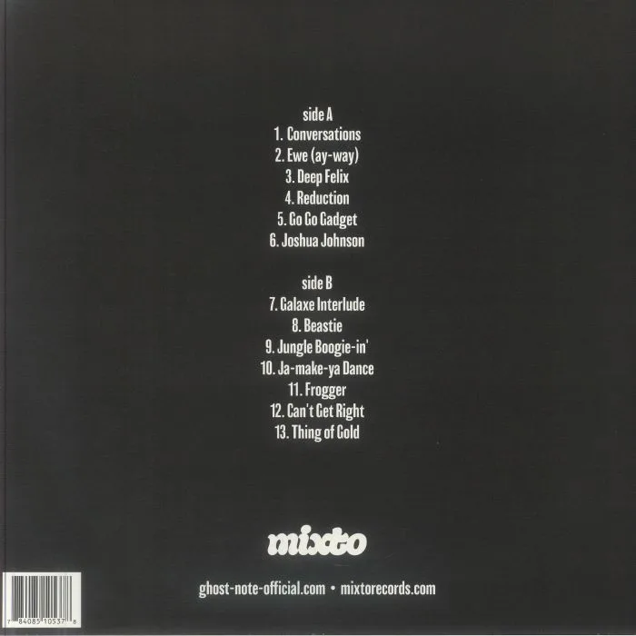 Back cover — GHOST NOTE — Fortified