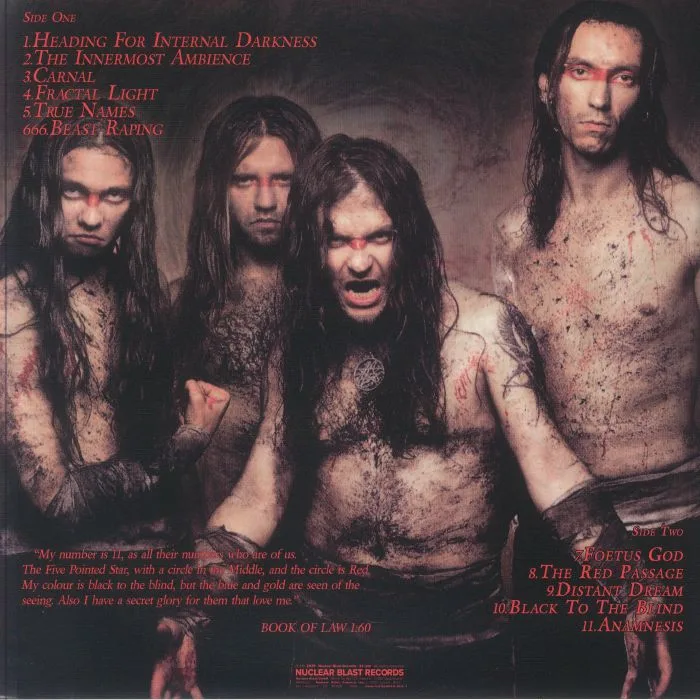 Back cover — VADER — Black To The Blind (remastered)
