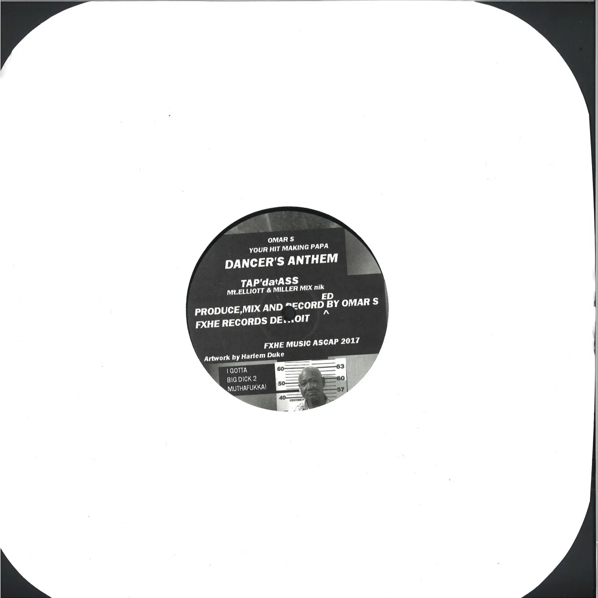 Back cover — Omar S — Tap Dat Ass/ Your Hit Making Papa