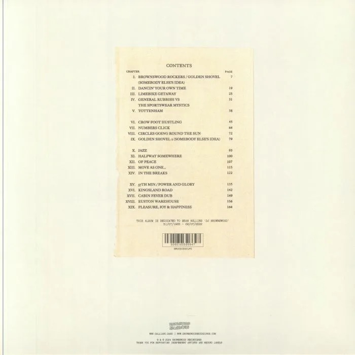Обратная сторона обложки — GALLIANO — Halfway Somewhere