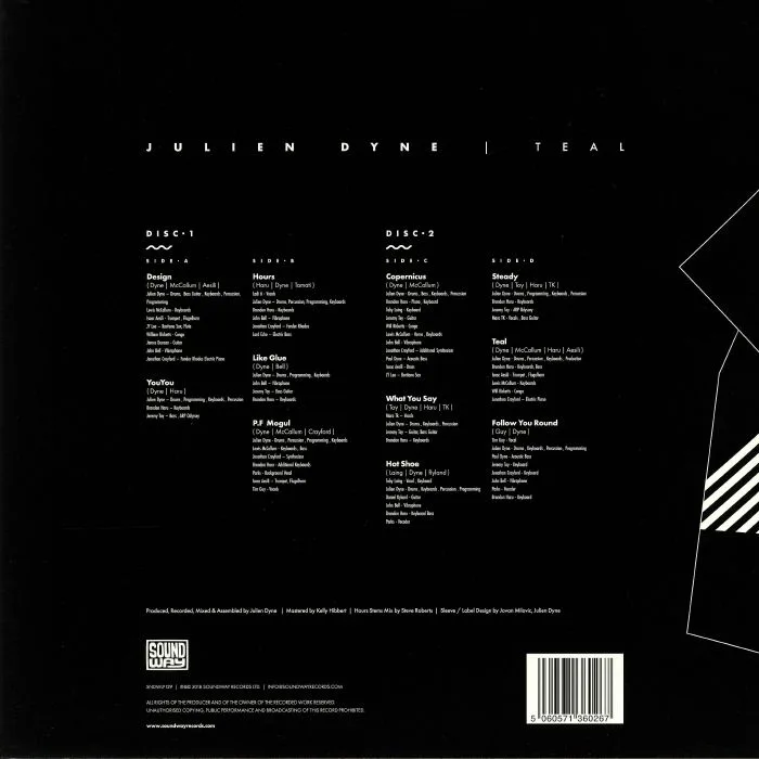 Back cover — Julien DYNE — Teal