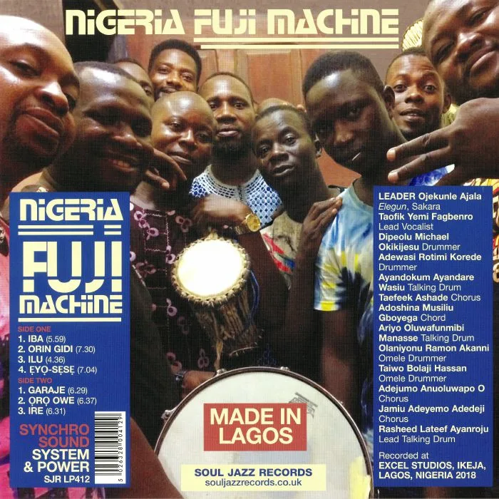 Обратная сторона обложки — NIGERIA FUJI MACHINE — Synchro Sound System & Power