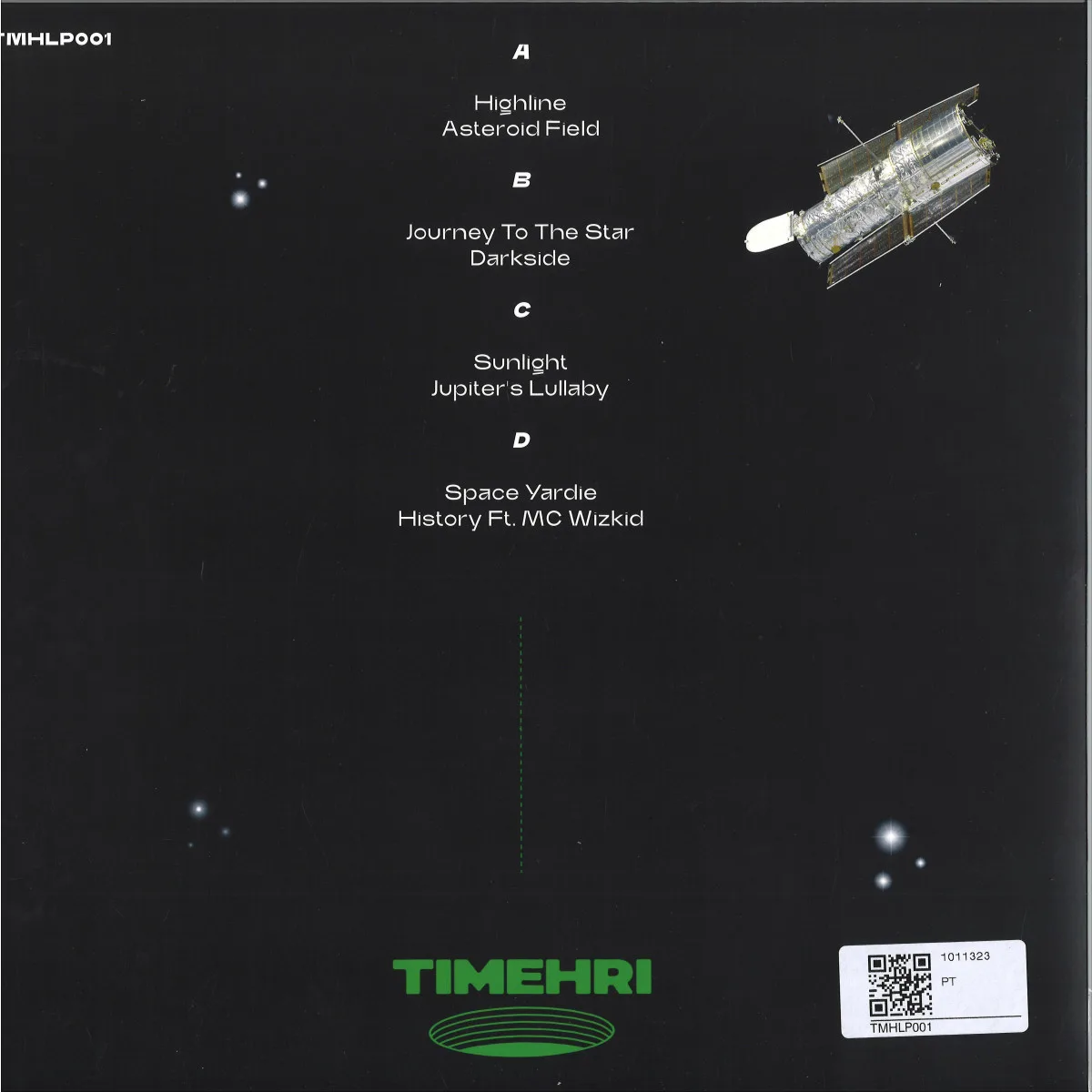 Back cover — Dj Perception — Journey To The Star LP 2x12"