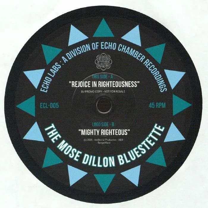 Back cover — The MOSE DILLON BLUESETTE — Rejoice In Righteousness