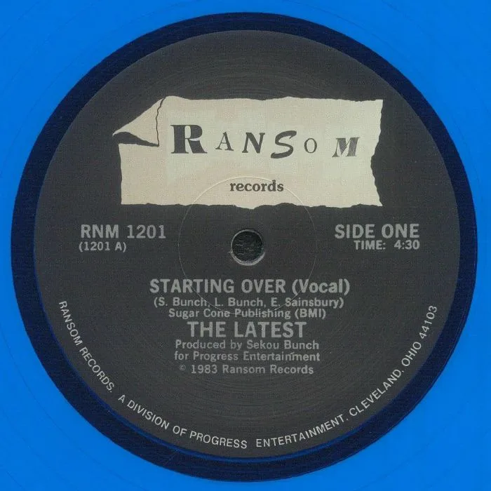 Front cover — The LATEST — Starting Over (reissue)
