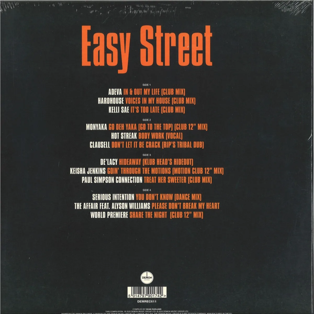 Back cover — Various — Easy Street Easy Street