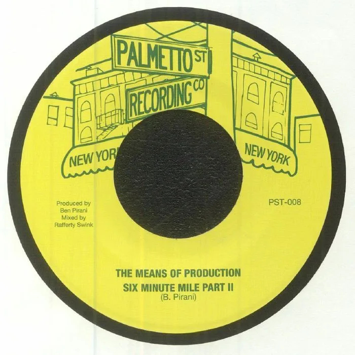 Back cover — WESLEY BRIGHT / THE MEANS OF PRODUCTION — Six Minute Mile