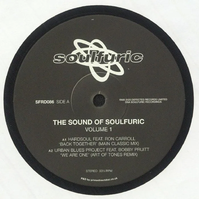 Лицевая сторона обложки — HARDSOUL / URBAN BLUES PROJECT / THE THOMPSON PROJECT / MICHAEL PROCTOR — The Sound Of Soulfuric Volume 1