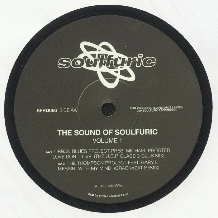 Обратная сторона обложки — HARDSOUL / URBAN BLUES PROJECT / THE THOMPSON PROJECT / MICHAEL PROCTOR — The Sound Of Soulfuric Volume 1