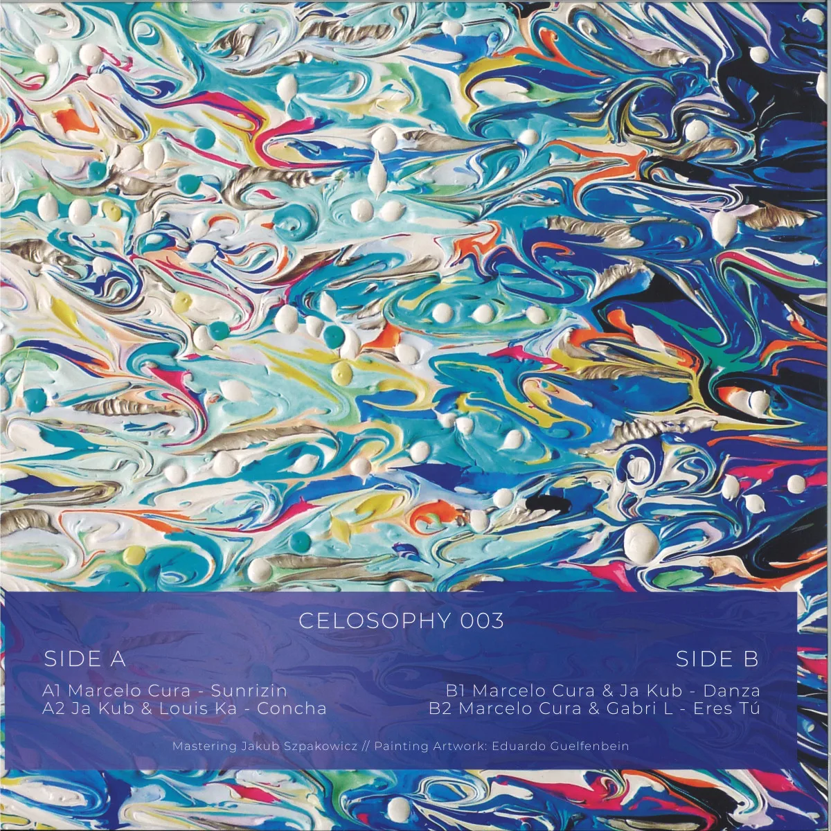 Back cover — Marcelo Cura,Ja Kub,Louis Ka,Gabri L — CELOSOPHY 003