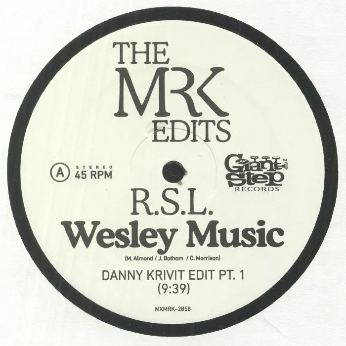 Лицевая сторона обложки — RSL — Wesley Music (Danny Krivit edits)